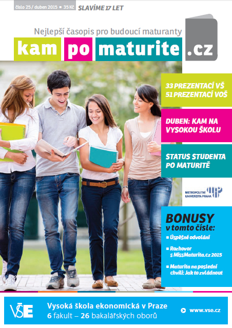 �asopis KamPoMaturit�.CZ 25 duben 2015 titulka
