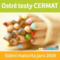 �l�nek Testy CERMAT maturitn� zkou�ka jaro 2018
